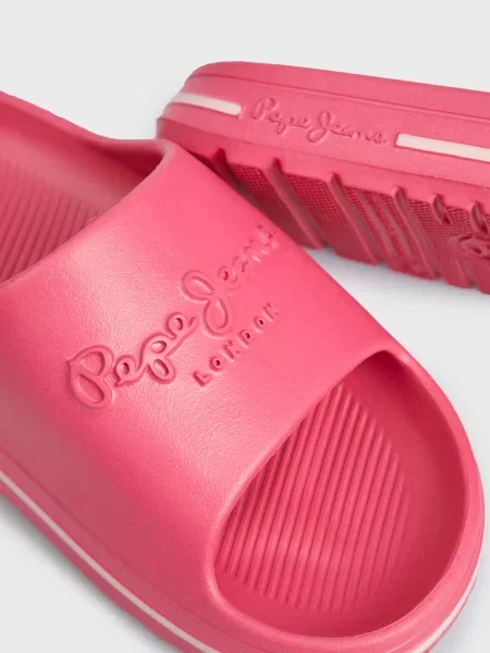 Шльопанці Pepe Jeans рожеві