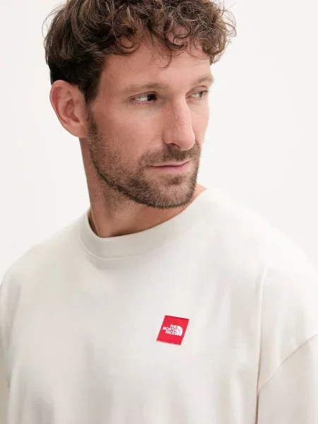 Футболка The North Face Redbox однотонна бежевий