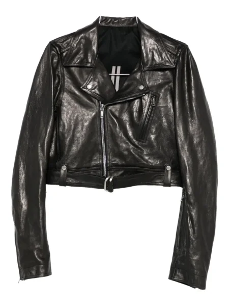 Kurtka skórzana Rick Owens czarna