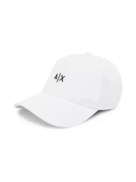 Armani Exchange Șapcă baseball alb