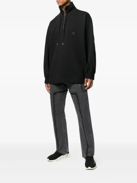Hanorac Vetements de jumătate de fermoar negru