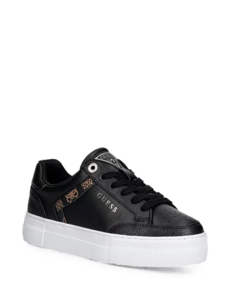 Sneakerși Guess cu imagine negru