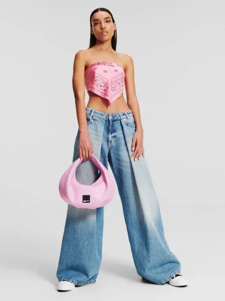 Прямі джинси Karl Lagerfeld Jeans синій