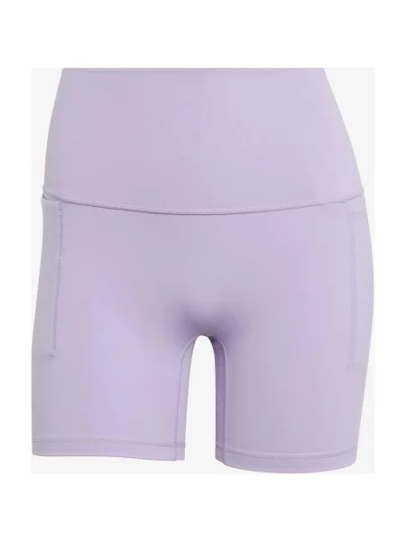Krótkie legginsy adidas Studio All Me Booty lila S