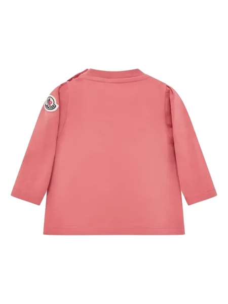 Koszulka dziecięca Moncler Enfant różowa