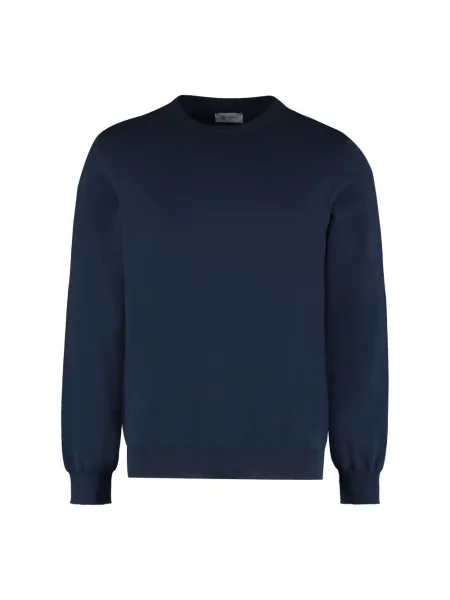 Sweter The (alphabet) niebieski