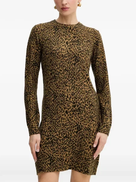Rochie mini Morgan cu imagine maro