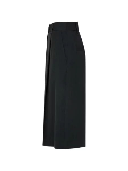 Pantaloni Tomboy cu dungi negru
