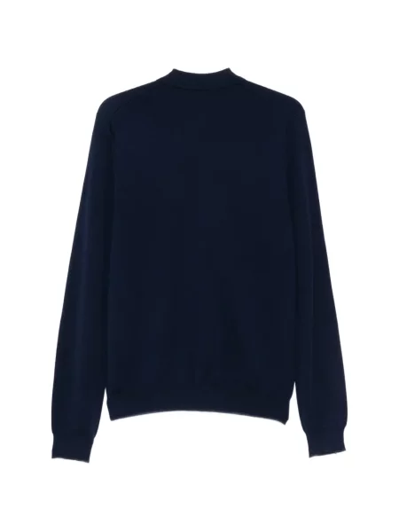 Gulerat tricou polo Aspesi albastru