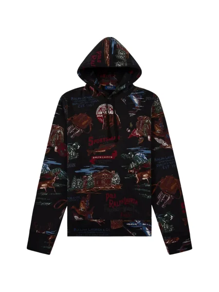 Majica Polo Ralph Lauren s cvjetnim printom plava