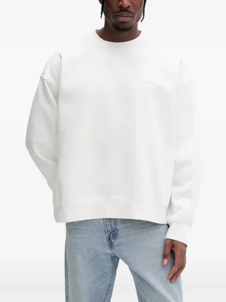 Hanorac crewneck Vans alb