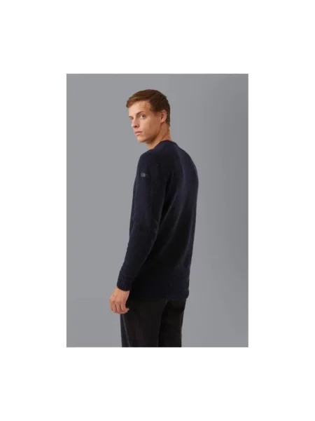 Sweter Rrd niebieski