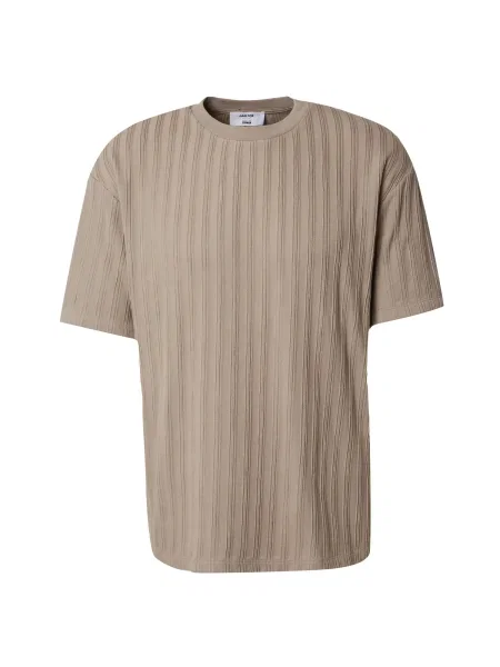 DAN FOX APPAREL Tricou Jonte taupe gri
