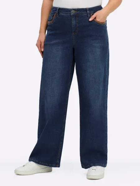 SHEEGO Jeans albastru
