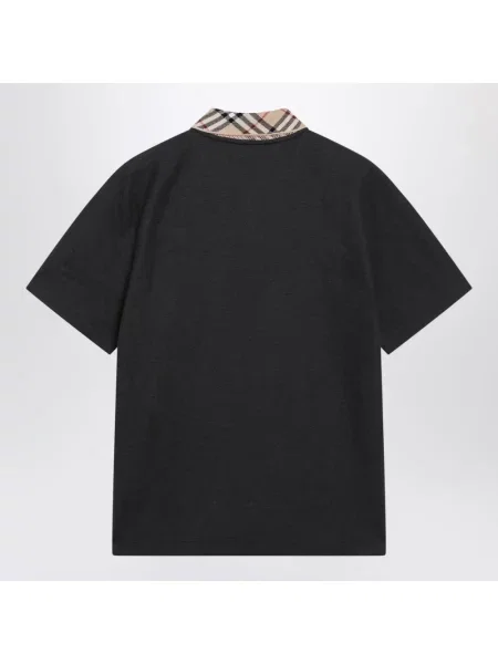 Koszulka polo Burberry czarna