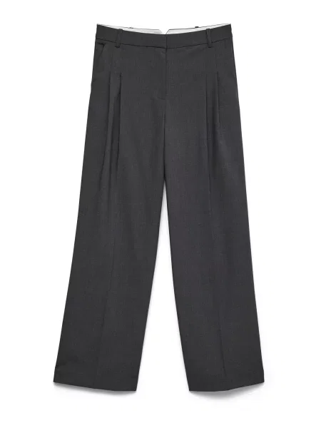 Vero Moda Tall Pantaloni cutați VMDEMIA amestecat gri