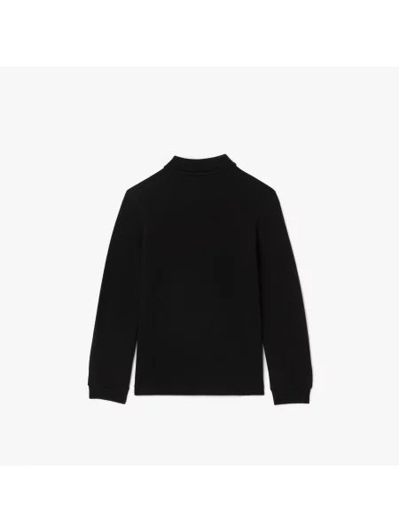 Детское поло Lacoste черное