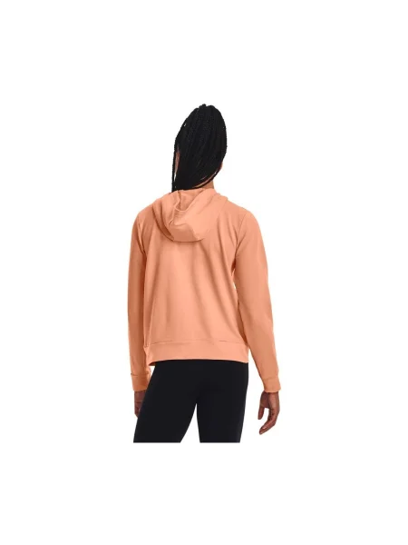 Hanorac cu glugă Under Armour din material terry portocaliu