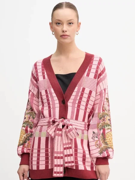 Жилетка Barbour x Farm Rio дамска розово