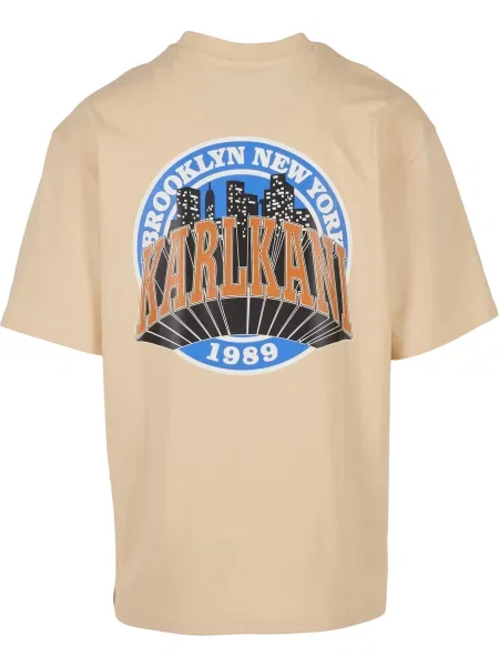 Karl Kani Tricou albastru / portocaliu caisă negru