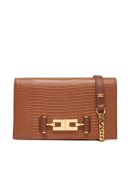 Elisabetta Franchi Дамска чанта кафяв