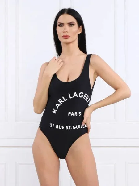 Karl Lagerfeld Fürdőruha fekete