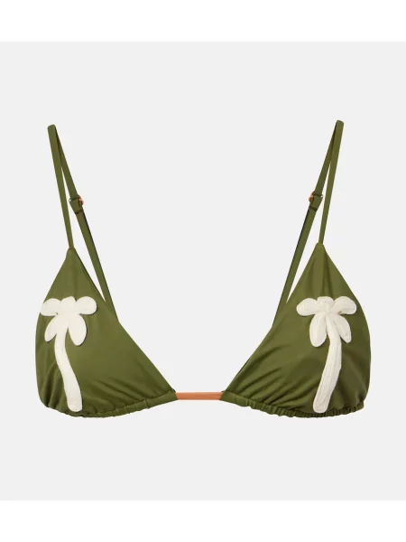 Top Johanna Ortiz cu broderie verde