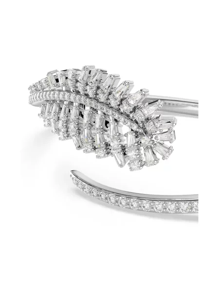 Swarovski bransoletka metalowa z cyrkonią VIENNA szara