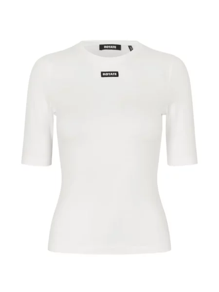 Scurt tricou Rotate Birger Christensen alb