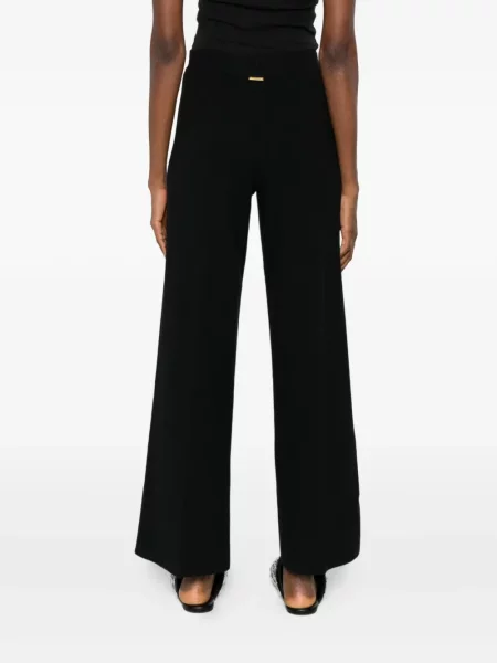 Pantaloni Twinset tricotate negru