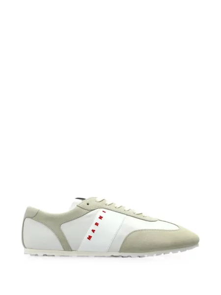 Sneakerși Marni cu imagine alb