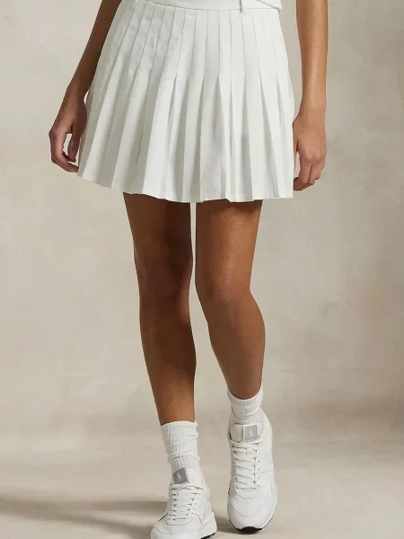 Спідниця Polo Ralph Lauren Wimbledon Collection mini розкльошена білий
