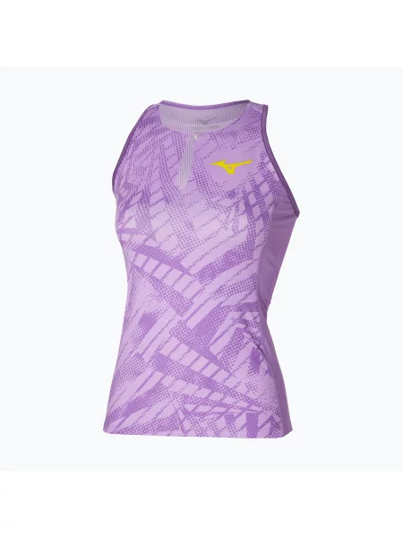 Koszulka tenisowa Mizuno Mugen Printed Tank fioletowa