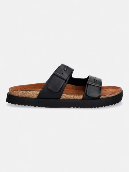 Papuci Tommy Hilfiger din piele negru