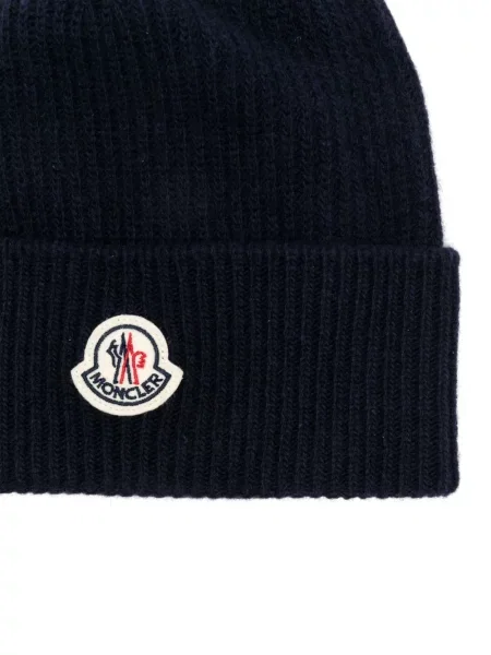 Čepice Moncler modrý