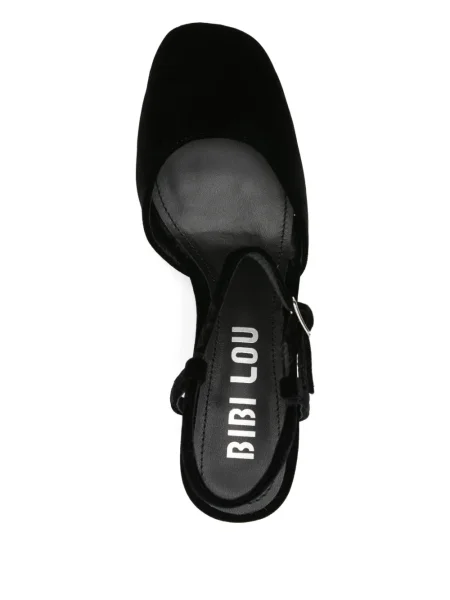 Pantofi cu toc Bibi Lou cu bretele negru
