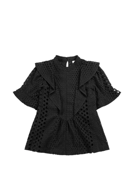 Bluză Future Classics cu volane negru