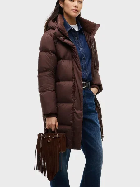 Пуховик Tommy Hilfiger коричневий