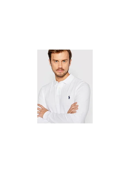 Polo Ralph Lauren Pólóing Slim Fit fehér