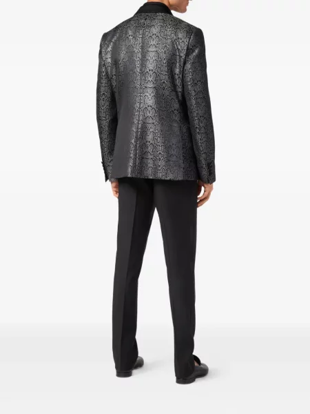 Žakárové sako Billionaire šedé
