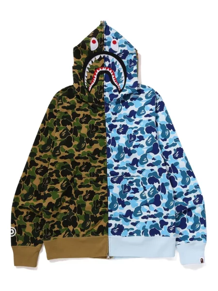 Суичър с качулка A Bathing Ape® зелено