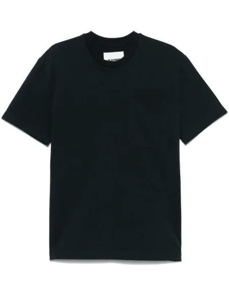 Tricou Jil Sander cu decolteu rotund albastru