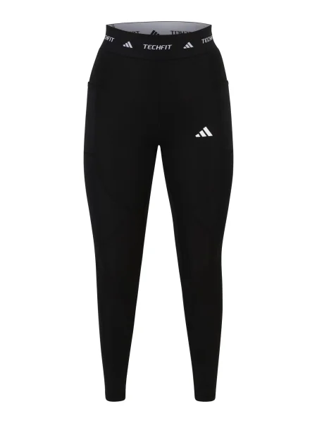 ADIDAS PERFORMANCE Tajice TECHFIT COLD.RDY Full-Length crna bijela