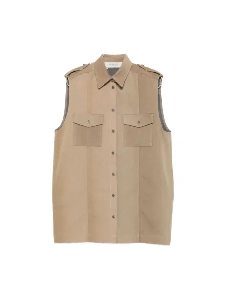 Kamizelka Golden Goose garniturowa zielona