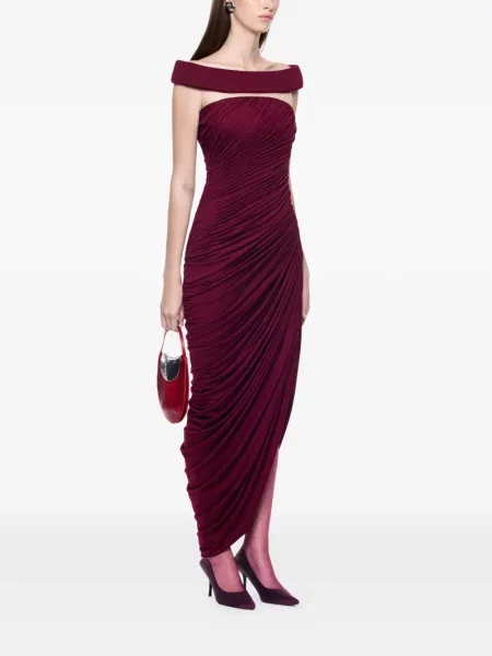 Sukienka midi Chats By C.dam czerwona