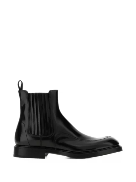 Cizme scurte Dolce & Gabbana din piele negru