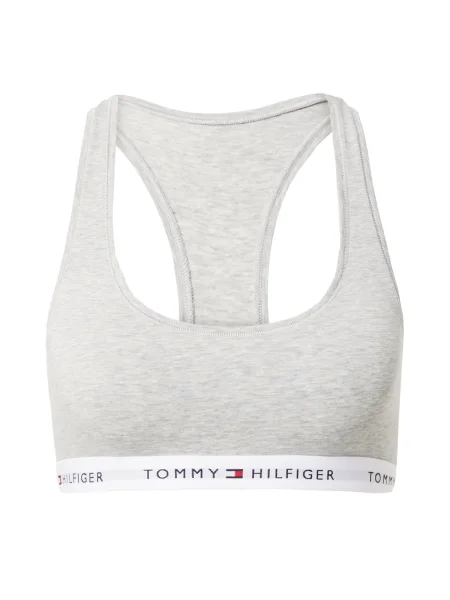 Tommy Hilfiger Underwear Nedrček temno modra / pegasto siva / rdeča bela