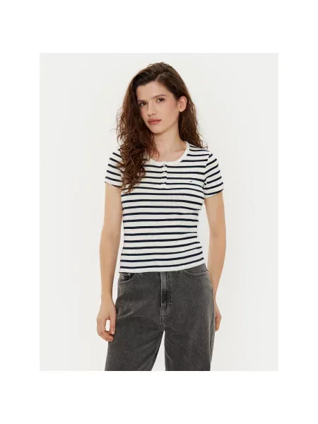Majica Tommy Jeans bela