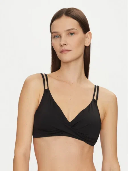 LAUREN RALPH LAUREN Горнище на бански черен