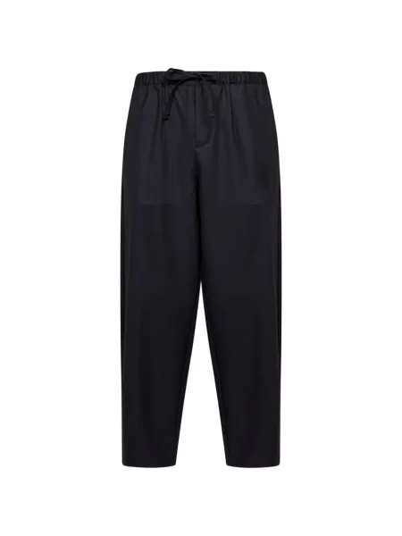 Pantaloni Rose Burrito de lână cu cordon negru
